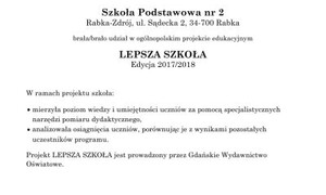 SzkoĹa Podstawowa nr 2 w Rabce