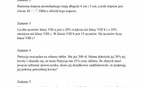 Zadania z Pitagorasa.