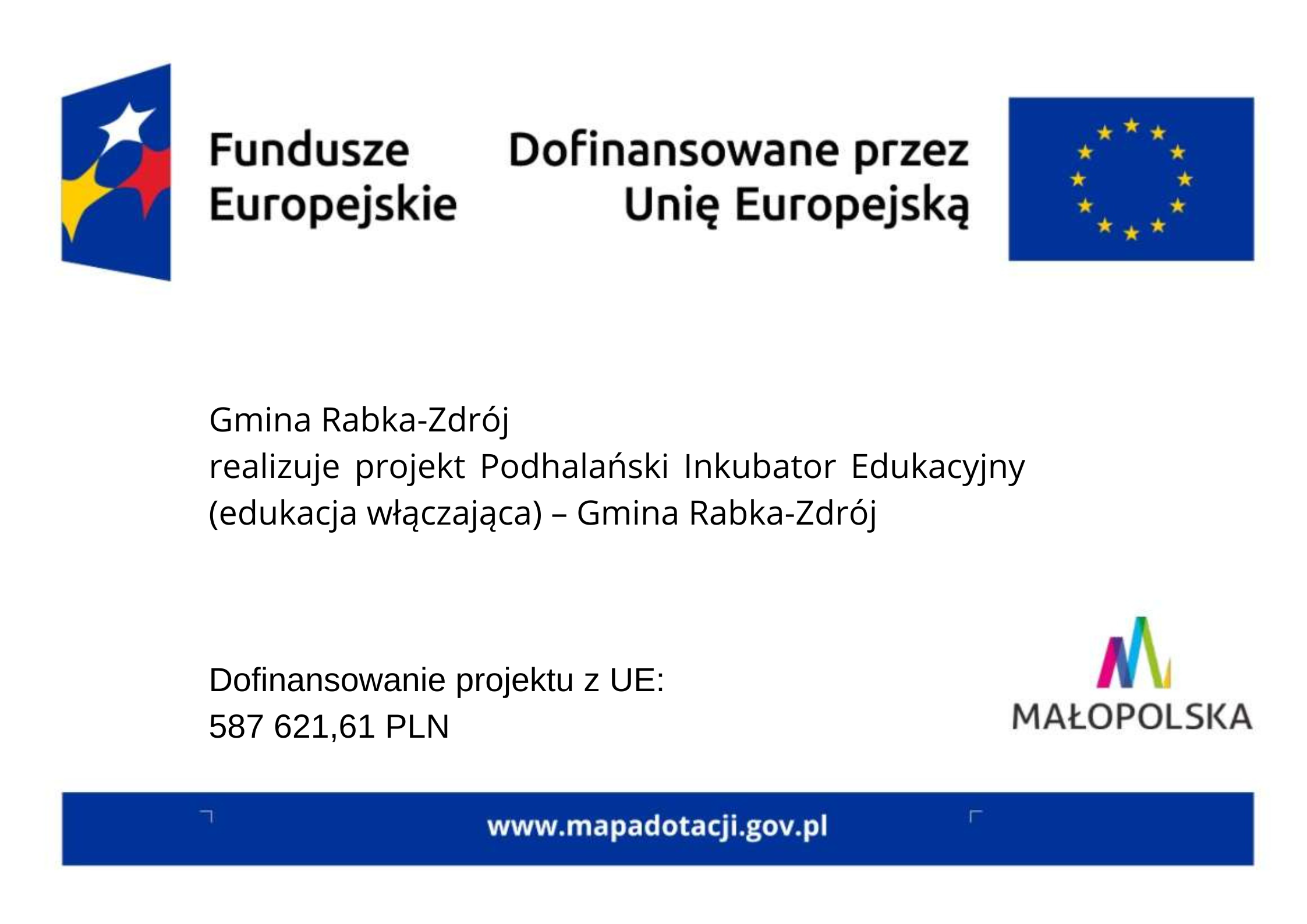 plakat Podhalański Inkubator Edukacyjny edukacja włączająca
